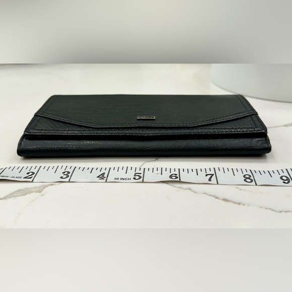 Vintage Roxy - Black Faux Leather Snap-Close Wallet - VGVC - Picture 4 of 17